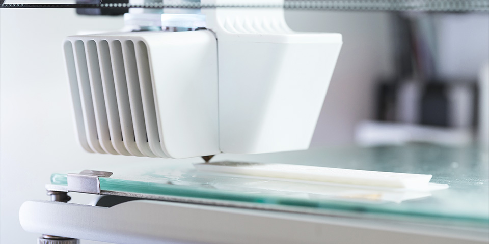 A 3D printer making biomaterials